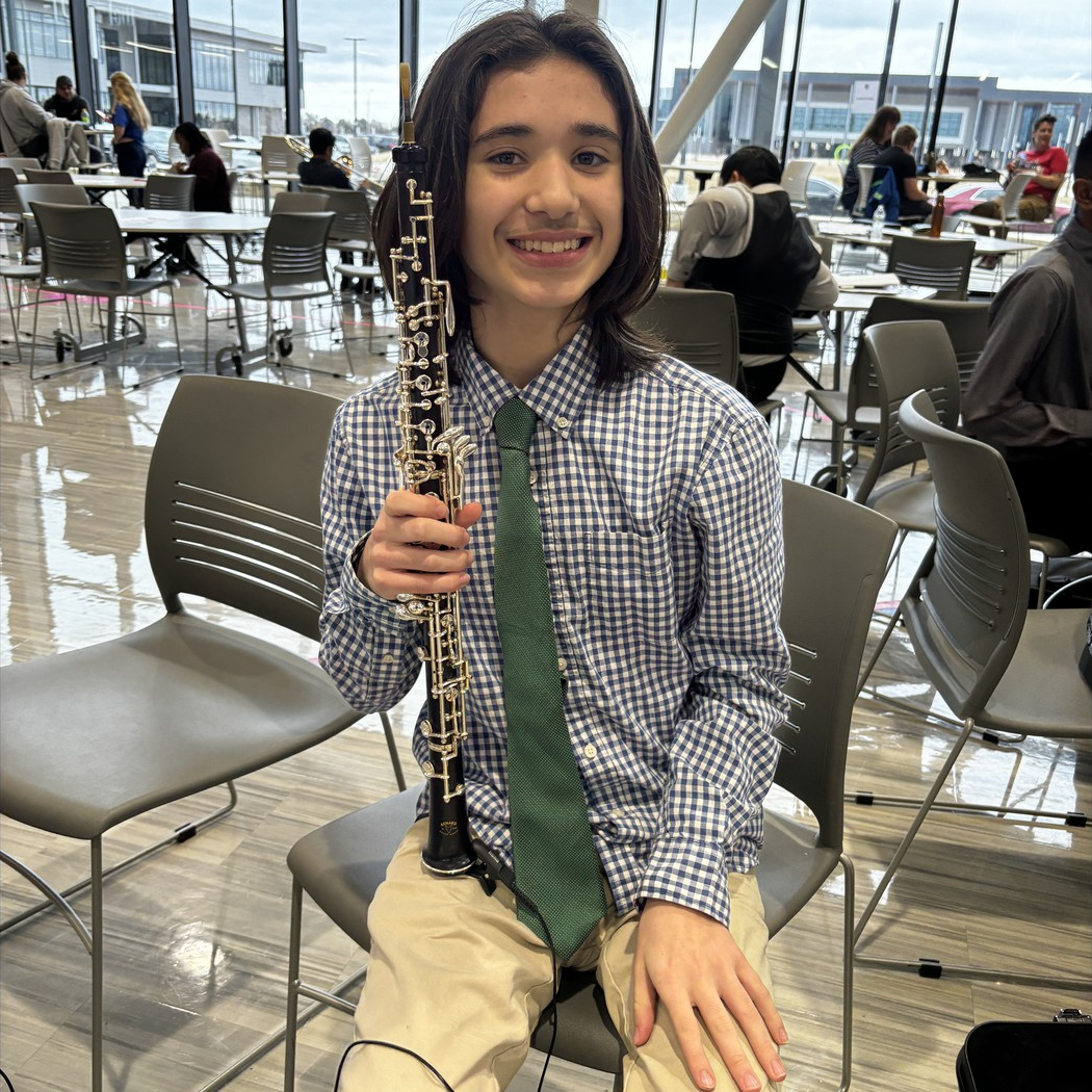 Photo of Lyle Springer at Forney ISD's Solo & Ensemble Contest.